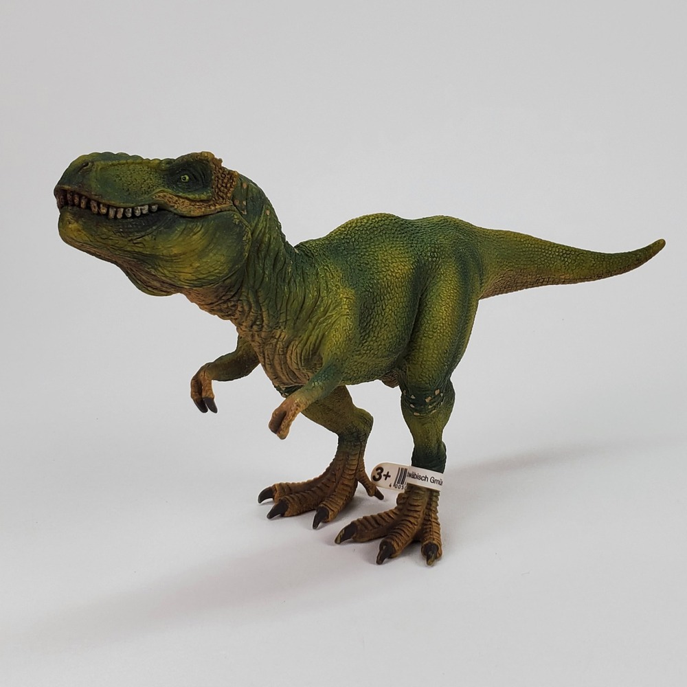 Schleich Tyrannosaurus Rex T-Rex Dinosaur Figure Green Articulated Jaw‎ 2011